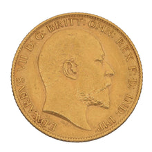 Load image into Gallery viewer, 22ct Gold King Edward VII Half Sovereign Coin 1910
