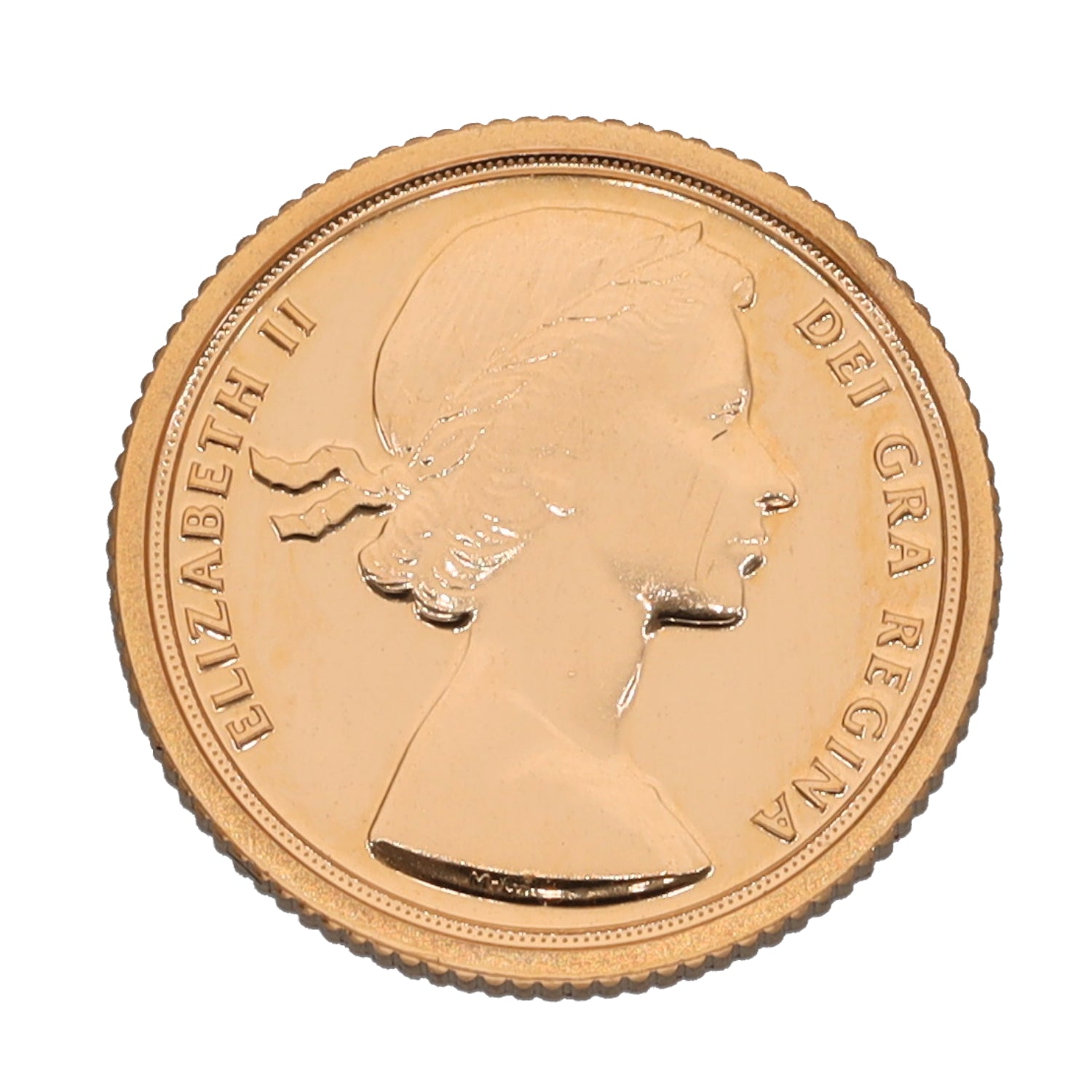 22ct Gold Queen Elizabeth II Quarter Sovereign Coin 2022 – H&T