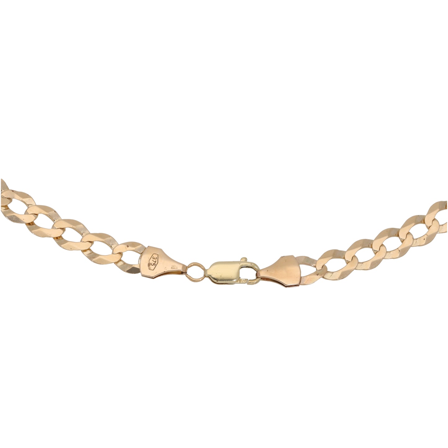 9ct Gold Curb Chain 20"