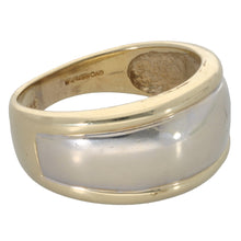 Load image into Gallery viewer, 9ct Bi-Colour Gold Alternative Ring Size M
