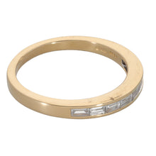 Load image into Gallery viewer, 18ct Gold 0.80ct Diamond Half Eternity Ring Size N

