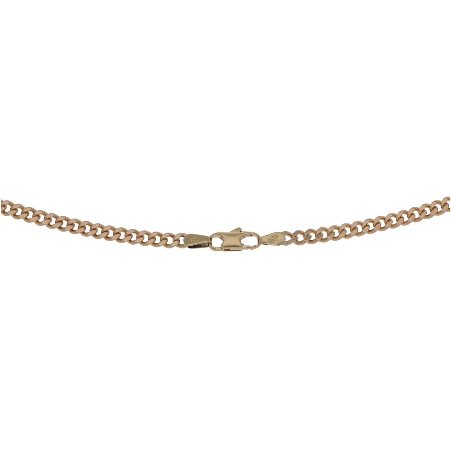 9ct Gold Curb Chain 20"