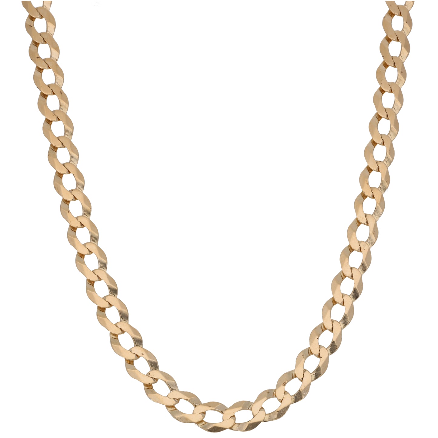 9ct Gold Curb Chain 20"