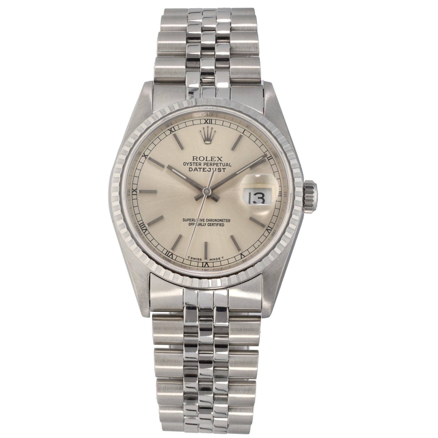 Rolex Datejust 16220 36mm Stainless Steel Watch