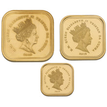 Load image into Gallery viewer, 22ct Gold Queen Elizabeth II Britannia Four Sided Sovereign Coin Set 2019
