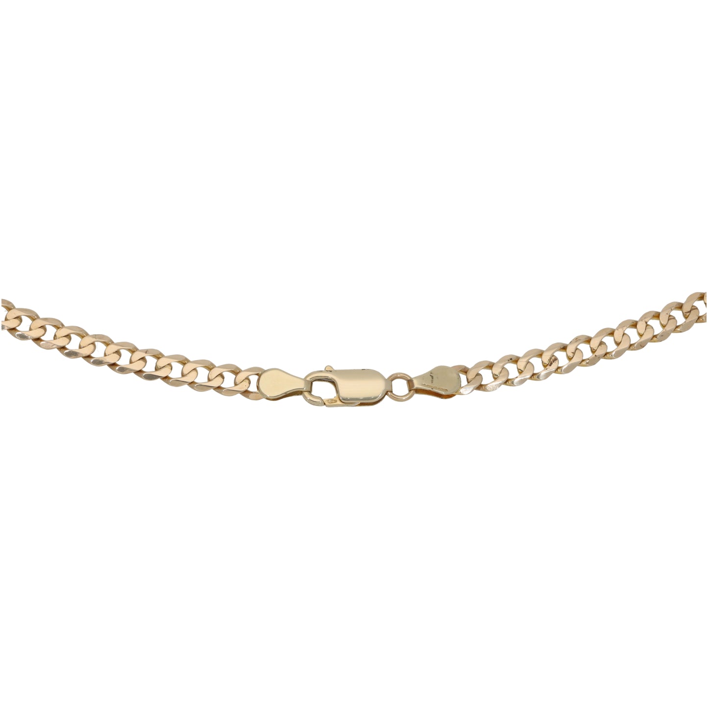 9ct Gold Curb Chain 18"