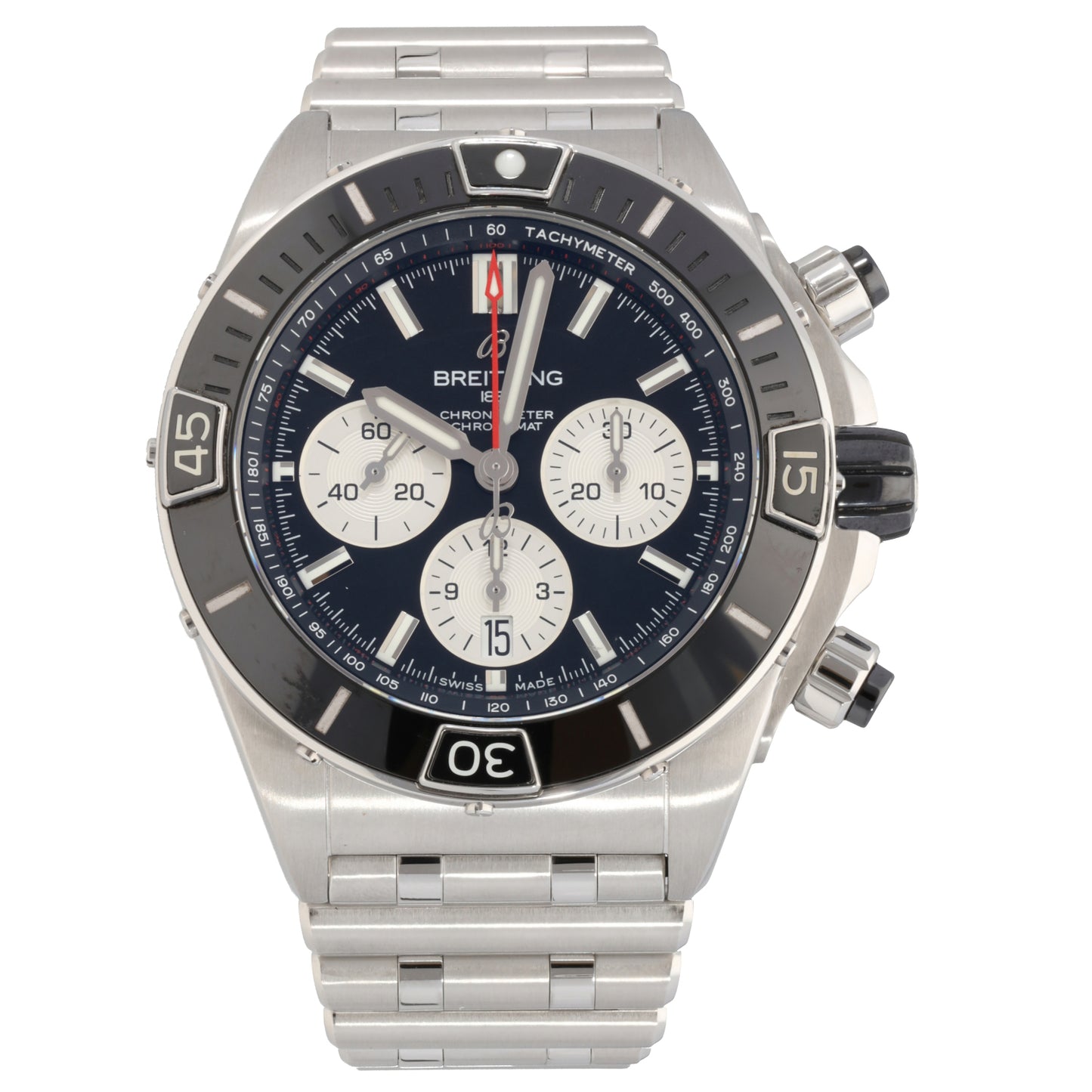 Breitling Super Chronomat AB0136 44mm Stainless Steel Watch