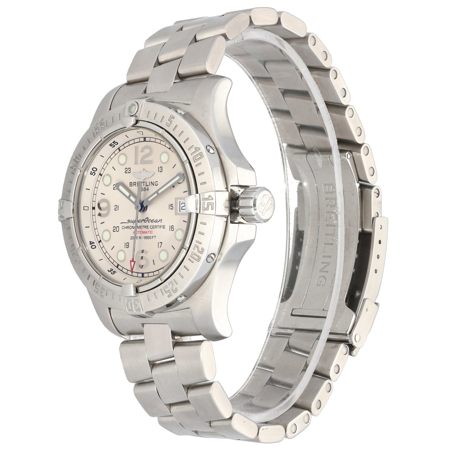 Breitling Superocean Steelfish A17390 44mm Stainless Steel Watch H T