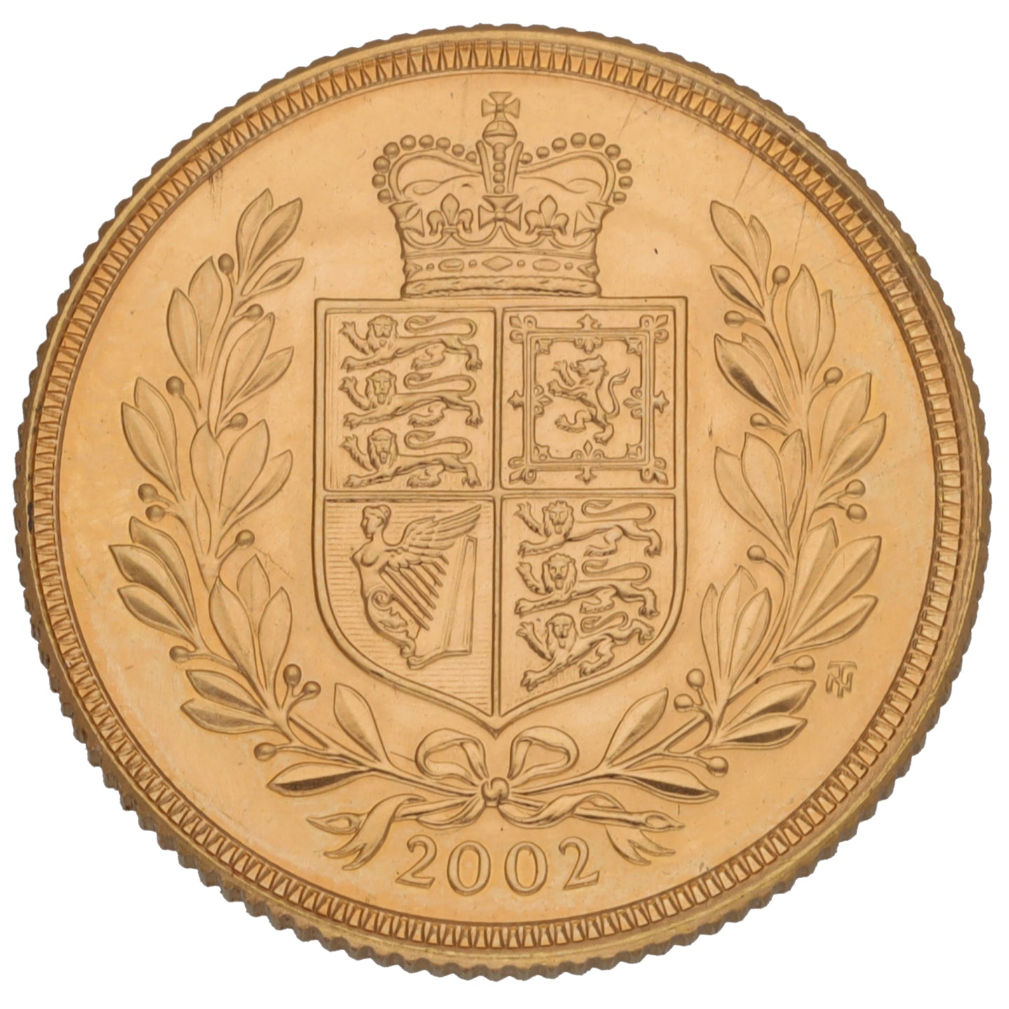 22ct Gold Queen Elizabeth II Full Sovereign Coin 2002