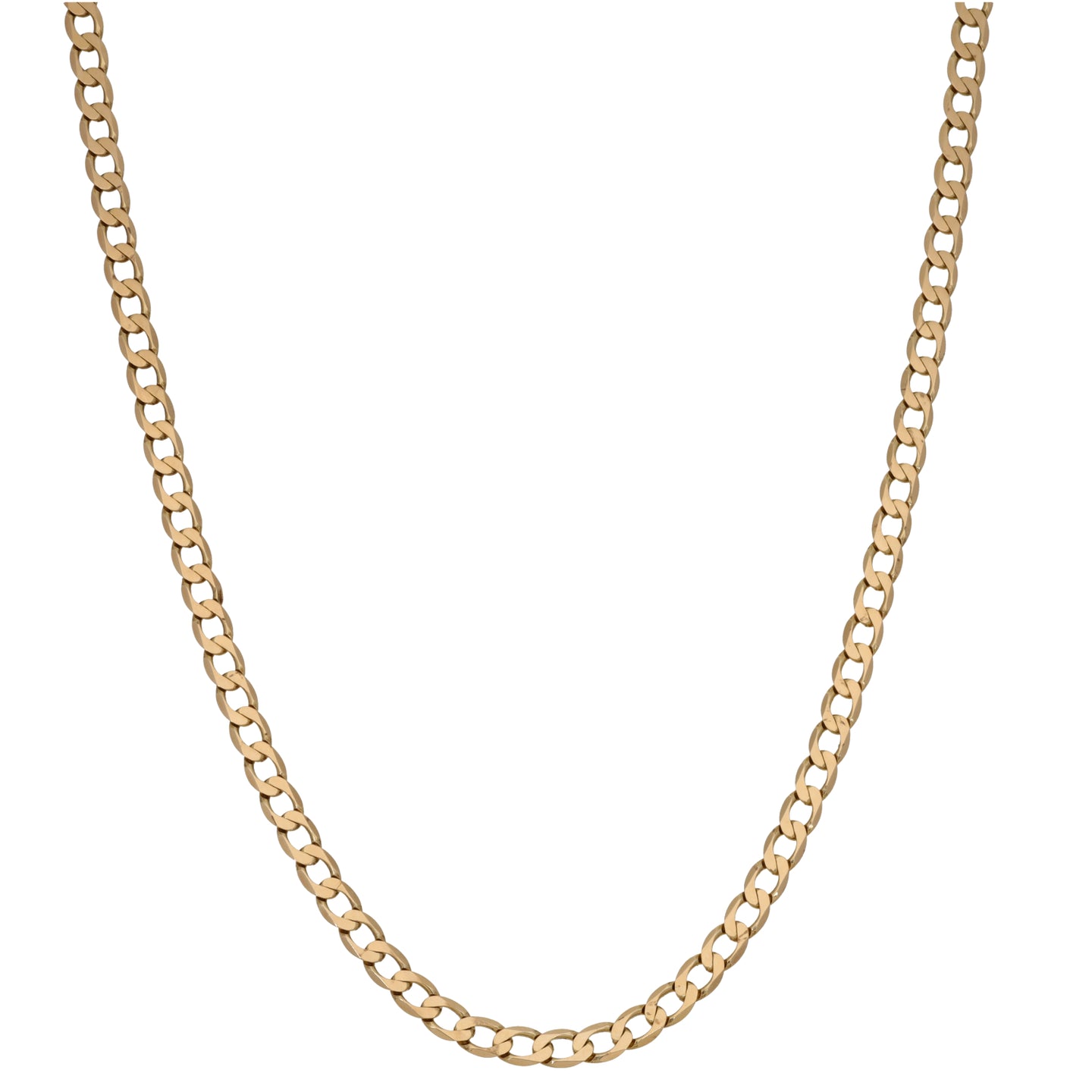 9ct Gold Curb Chain 18