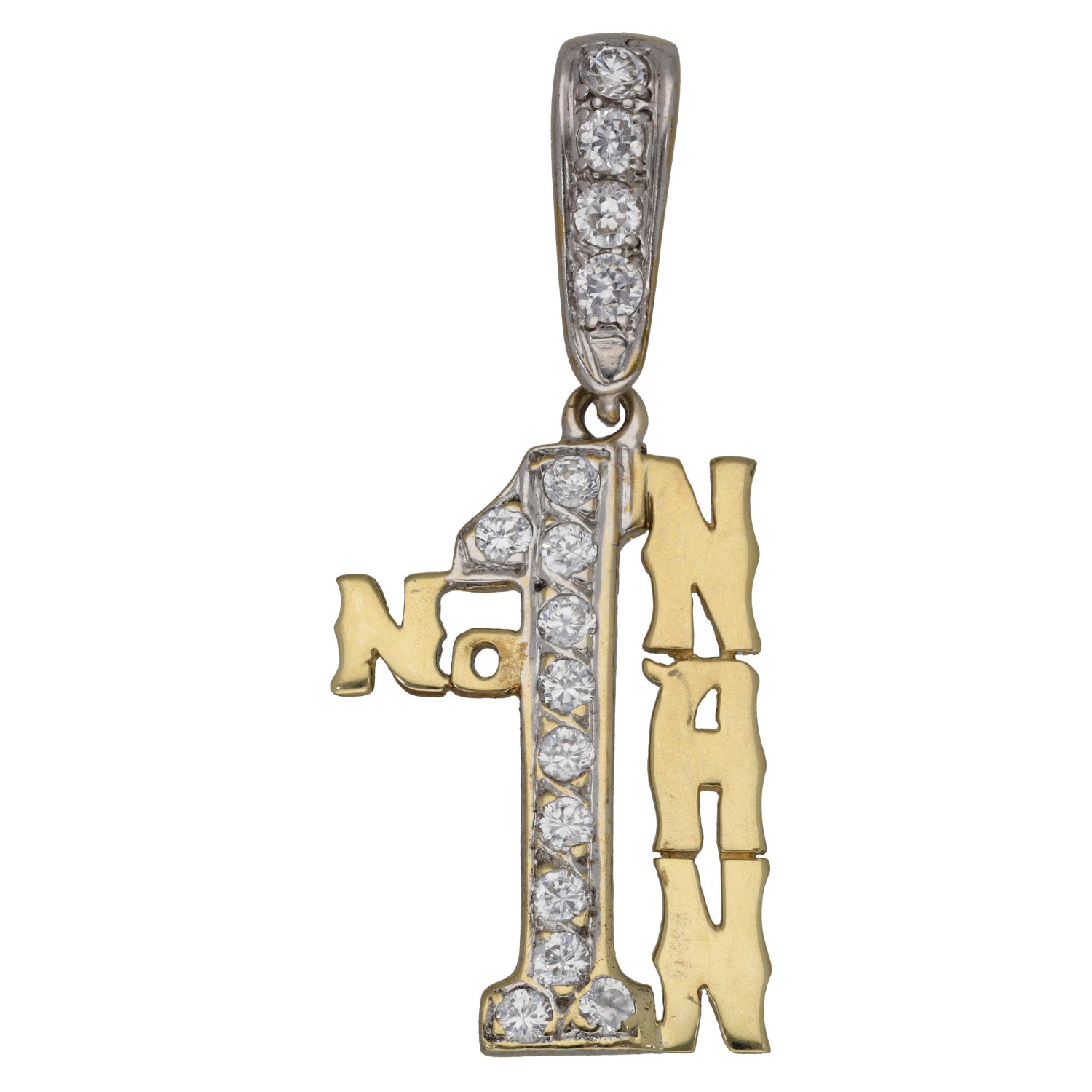 9ct gold nan necklace Clearance