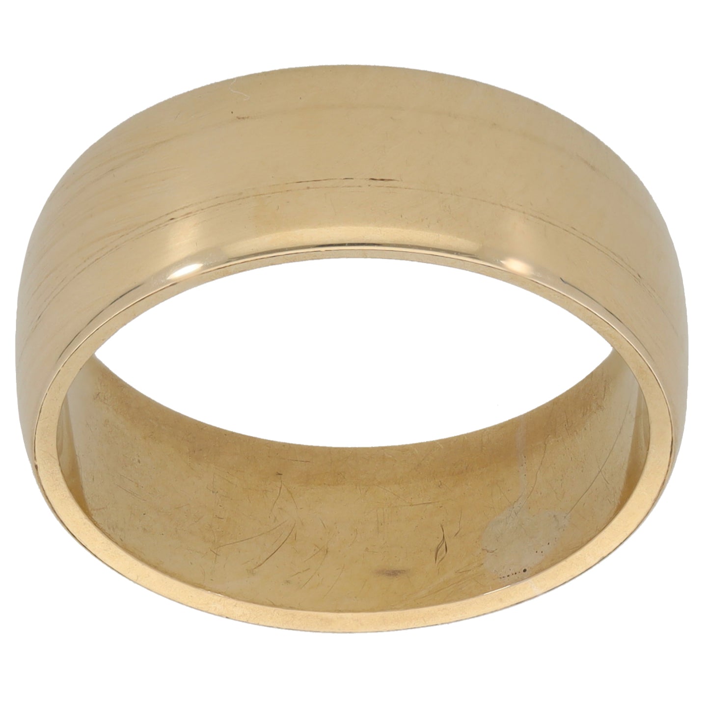 9ct Gold Plain Wedding Ring Size T