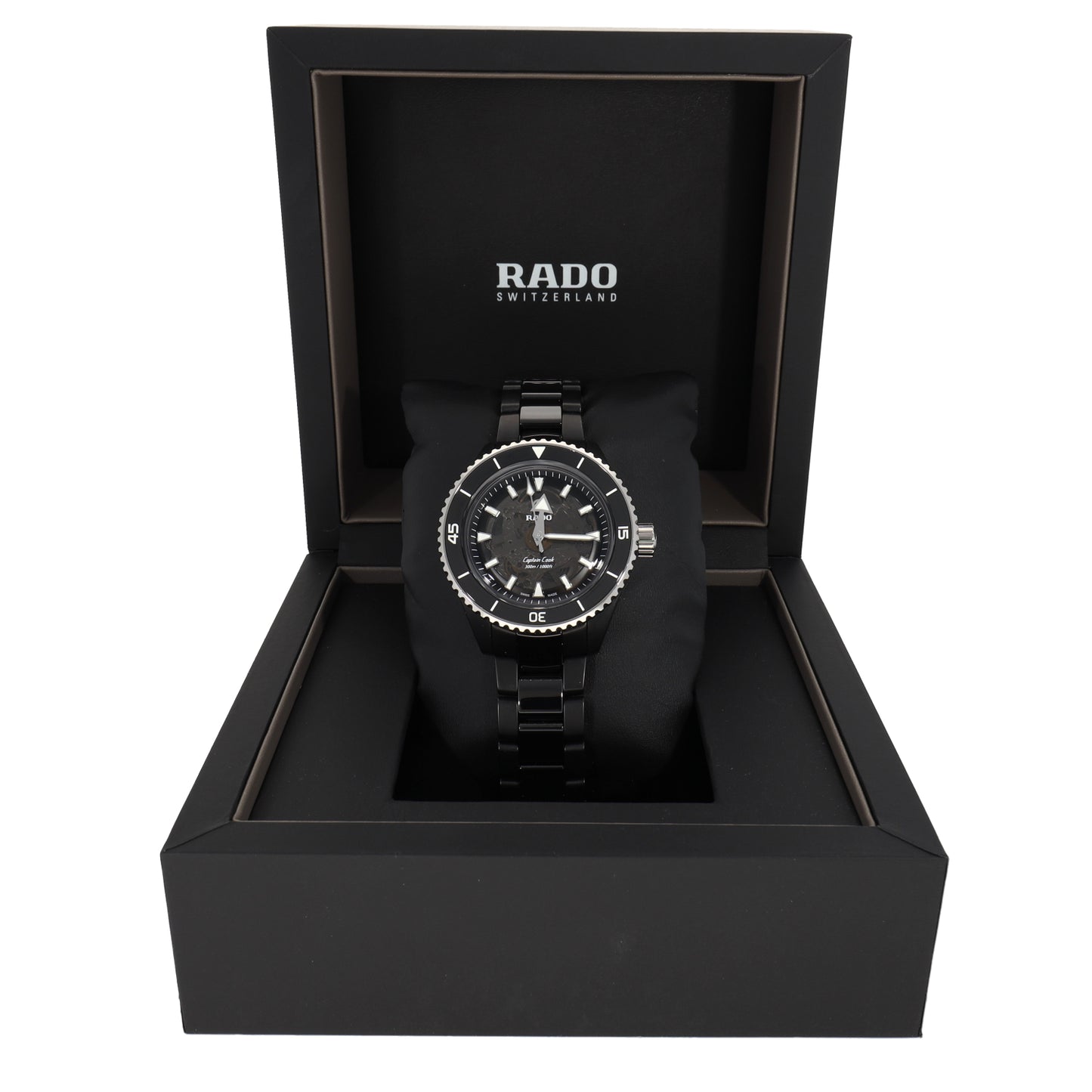 Rado Captain Cook Hyperchrome 734.6127.3 43mm Ceramic Watch