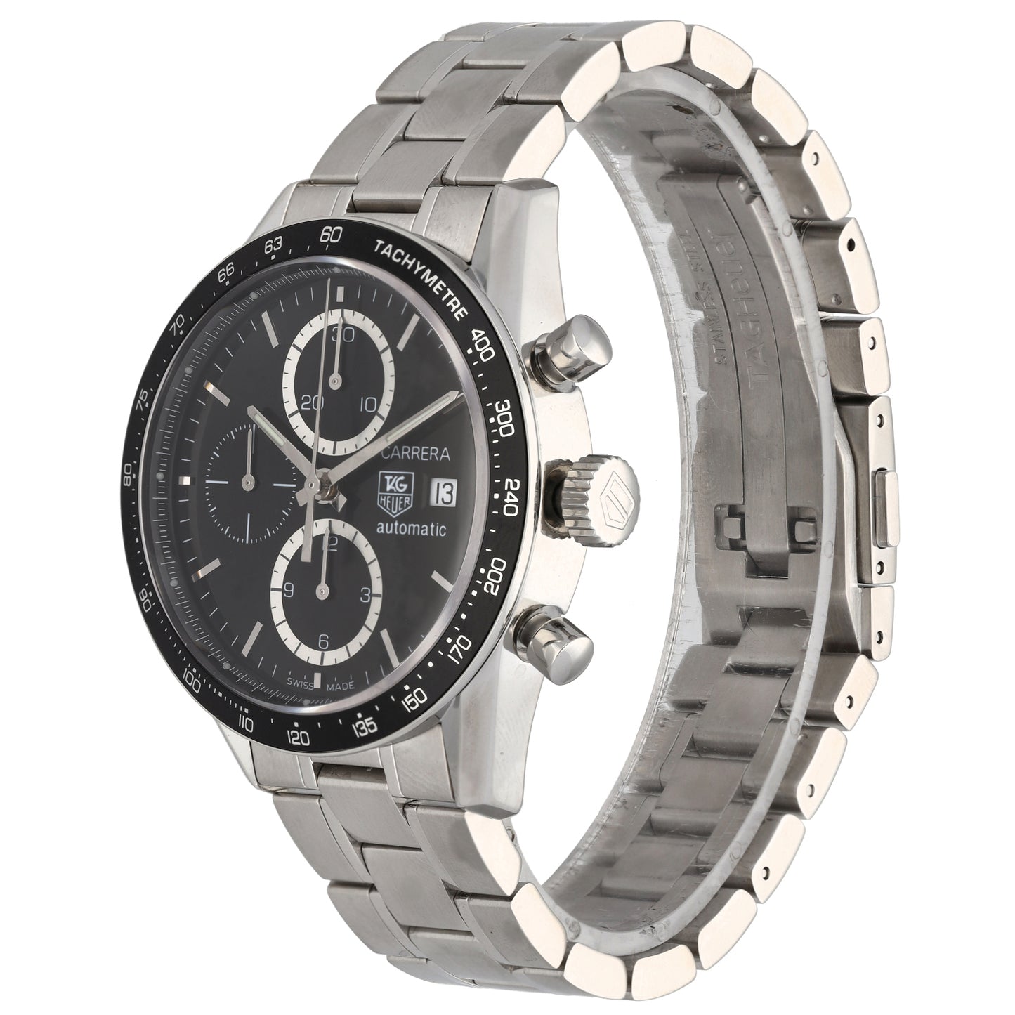 Tag Heuer Carrera CV2010-1 41mm Stainless Steel Watch