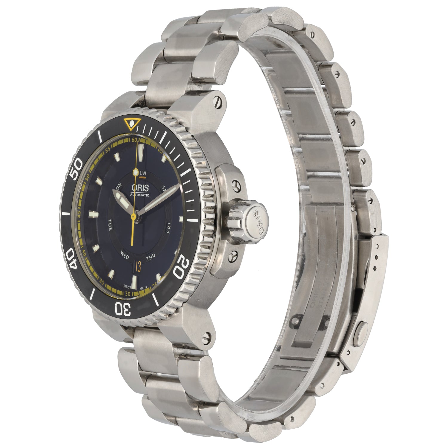 Oris Aquis 7673 85 46mm Stainless Steel Watch