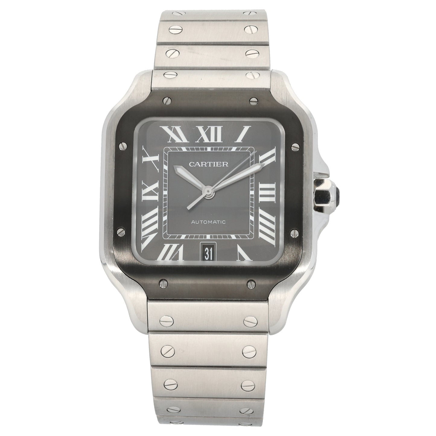 Cartier Santos WSSA0037 39.8mm Stainless Steel Watch