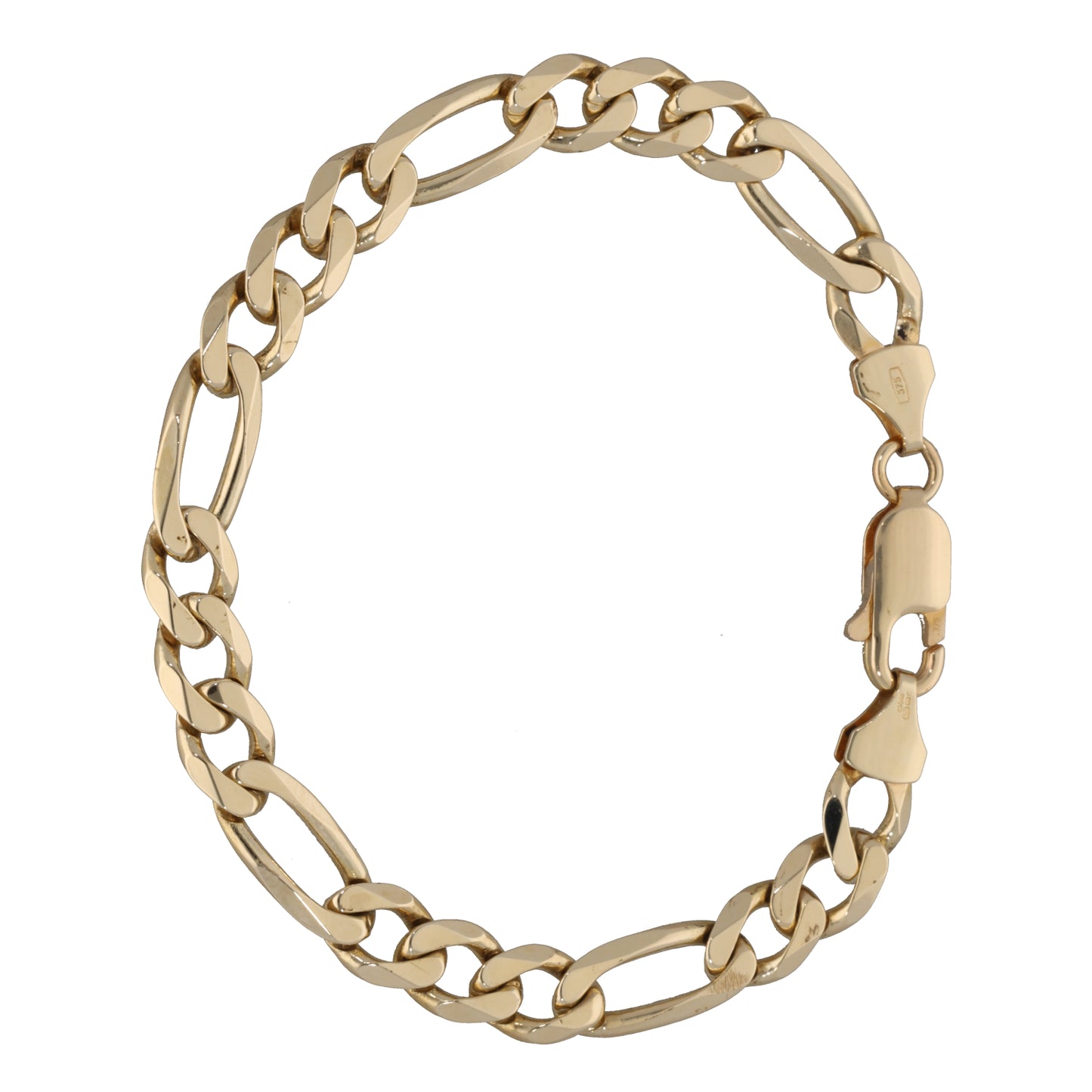 9ct Gold Figaro Bracelet