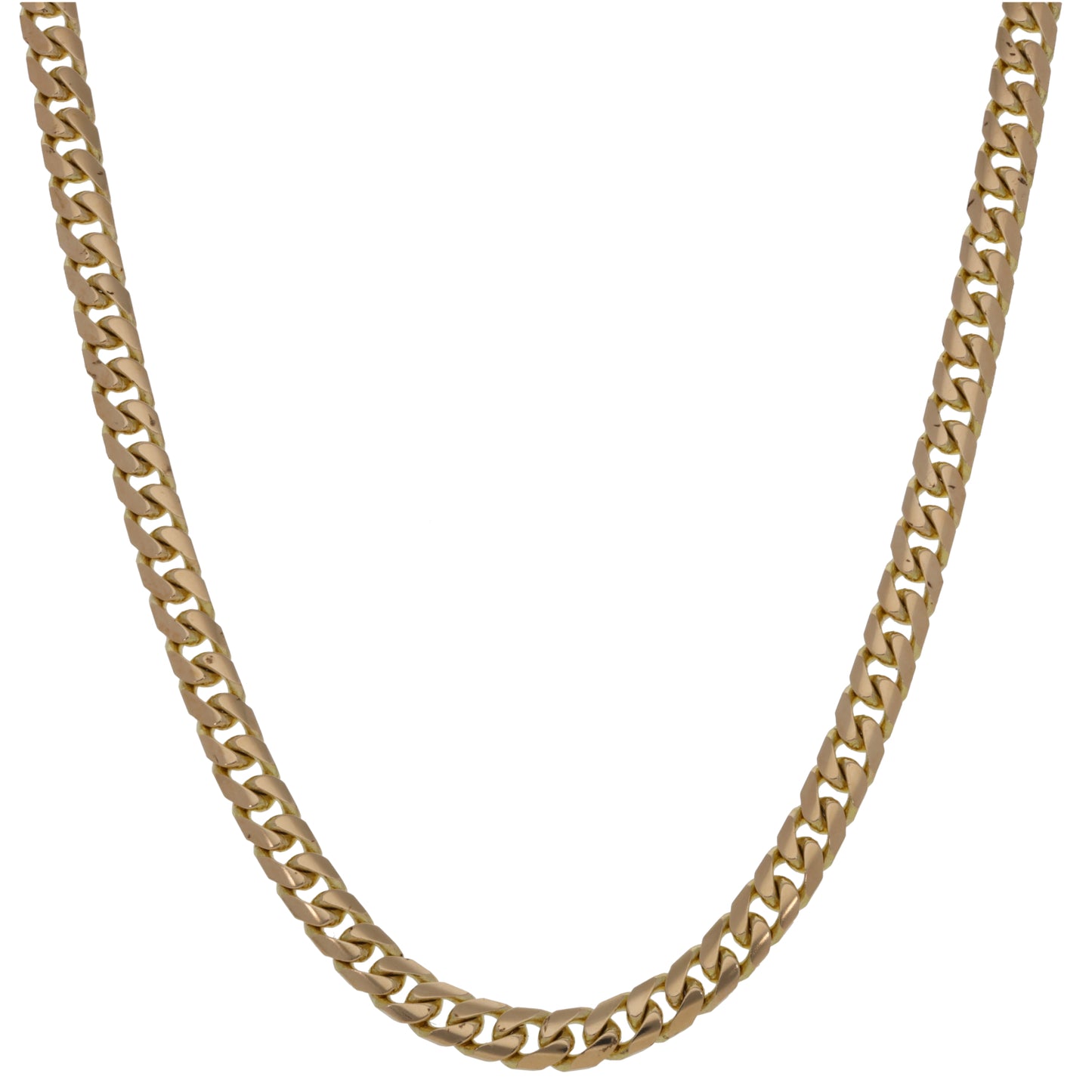 9ct Gold Curb Chain 18"