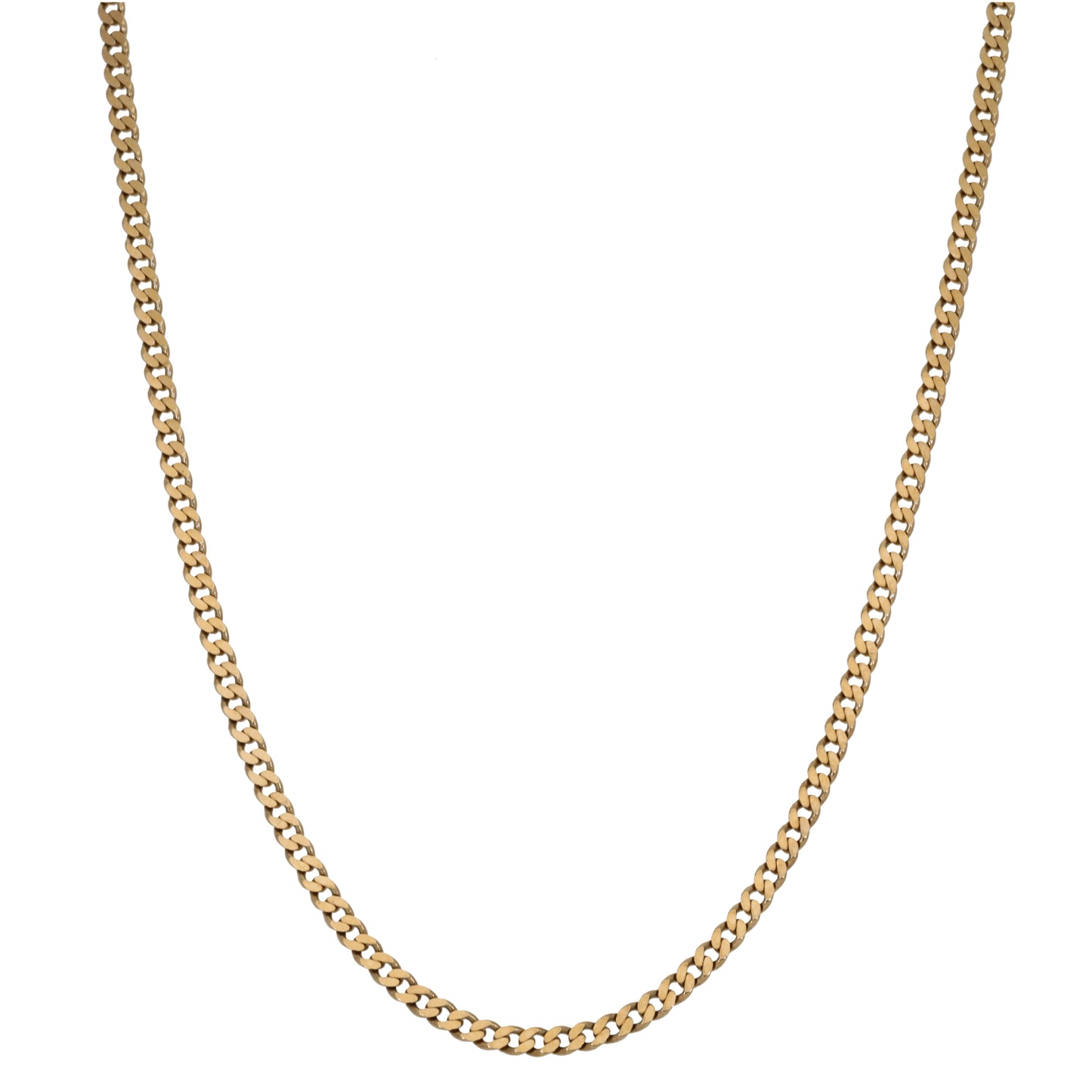 9ct Gold Curb Chain 20"