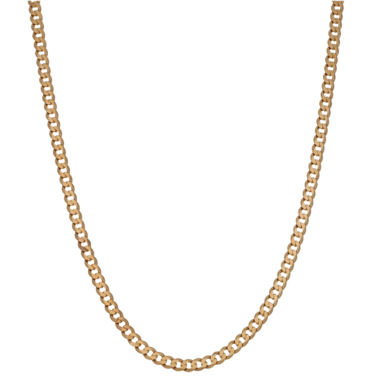 9ct Gold Curb Chain 24"