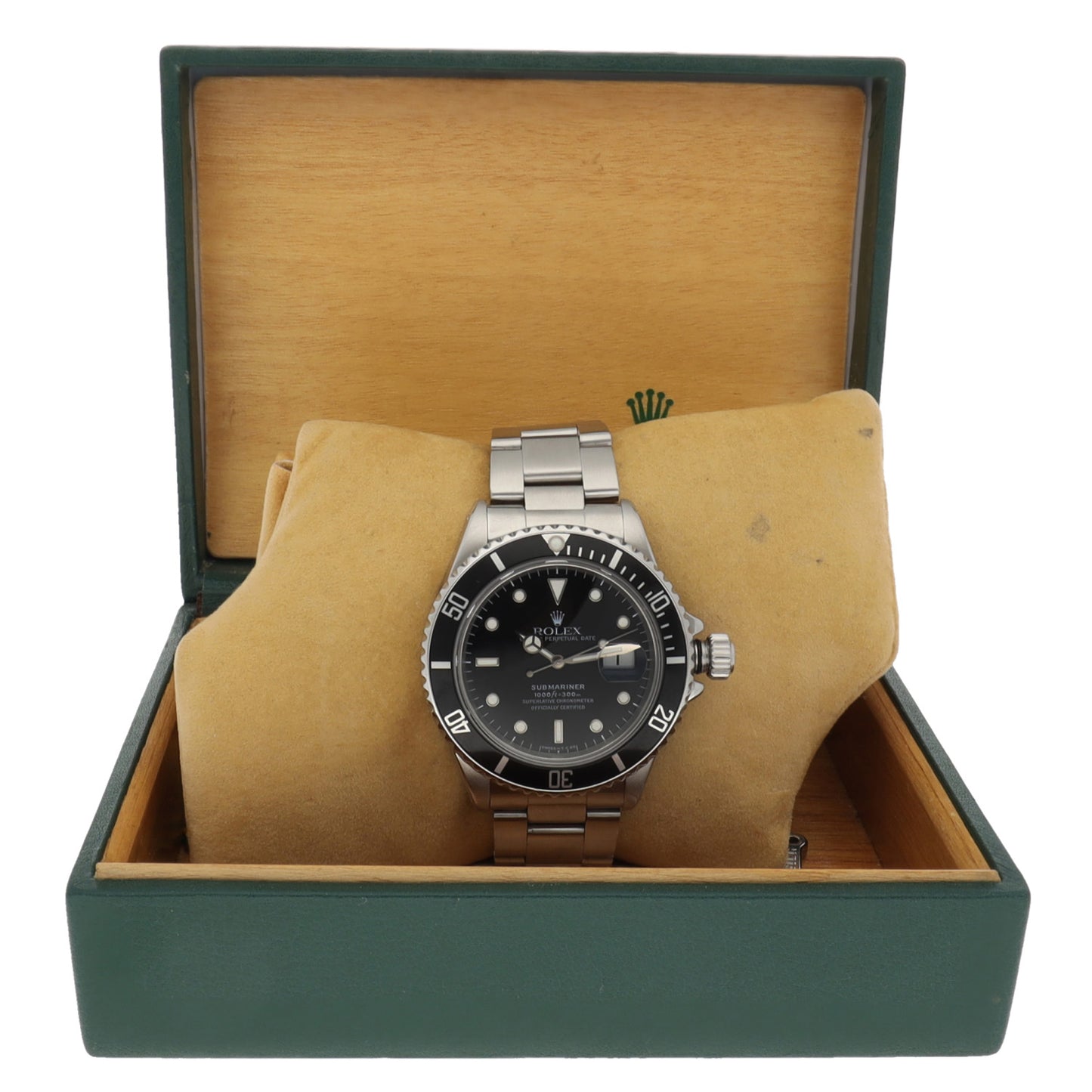 Rolex Submariner 168000 40mm Stainless Steel Watch