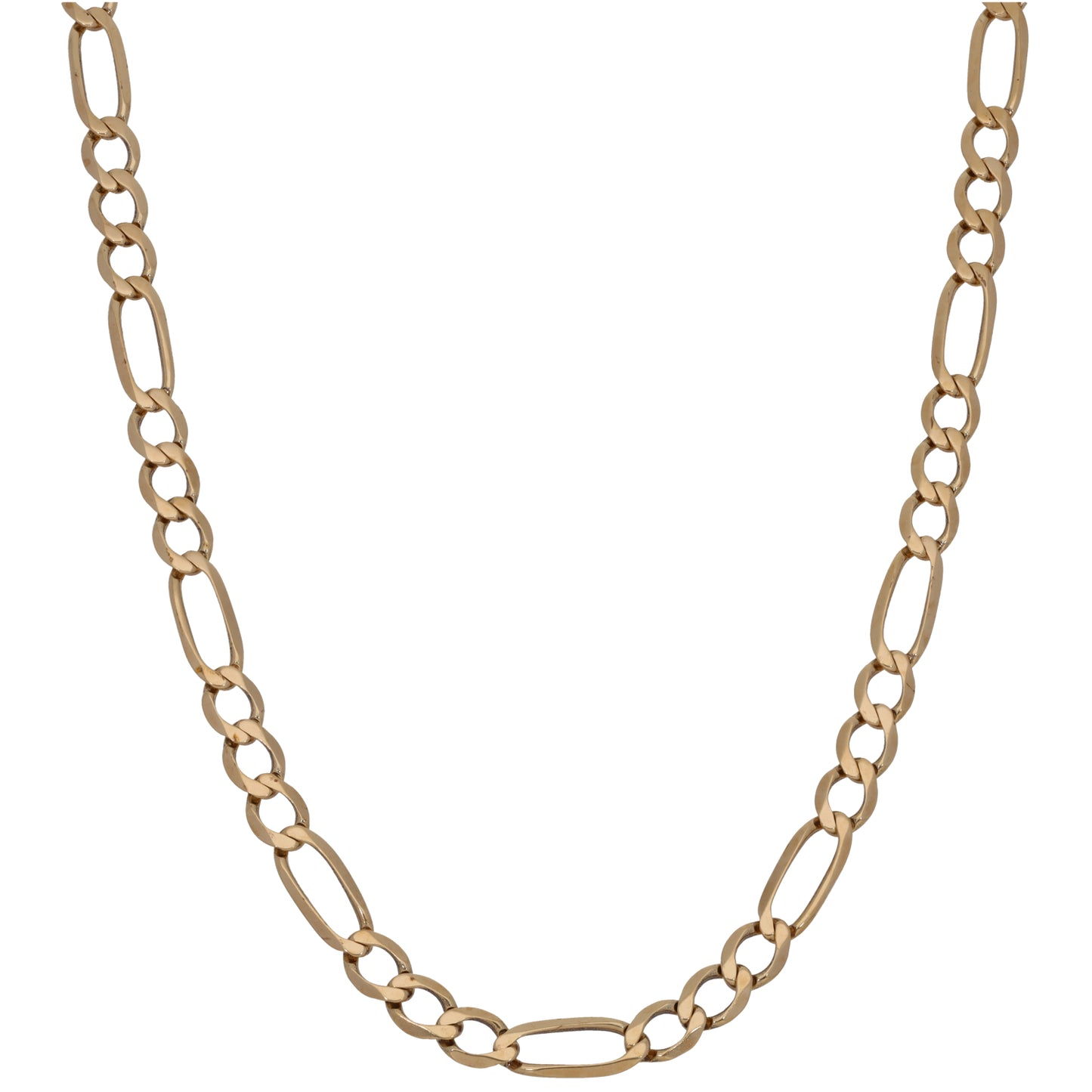 9ct Gold Figaro Chain 28"