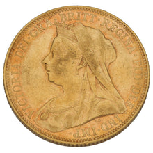 Load image into Gallery viewer, 22ct Gold Queen Victoria Full Sovereign Coin 1900

