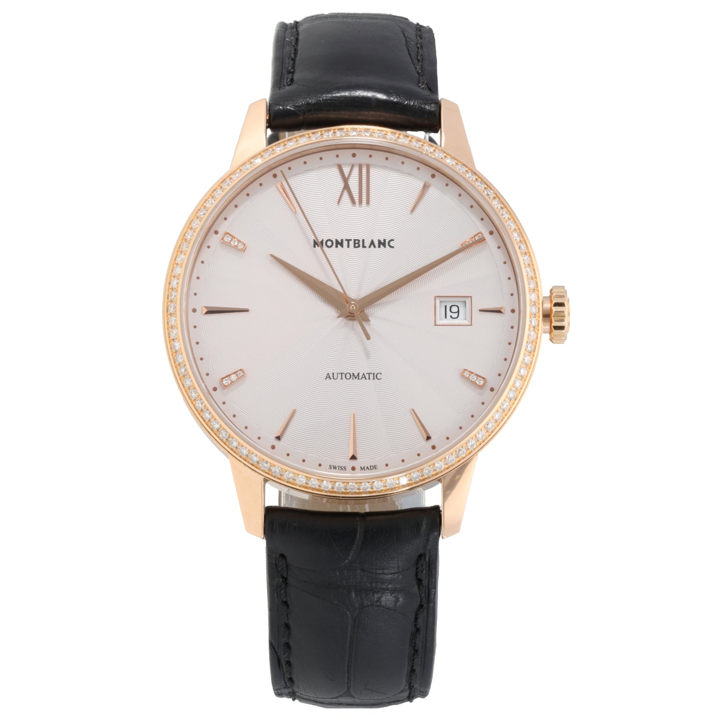 Montblanc Meisterstuck Heritage Spirit Date 7329 38mm Gold Watch