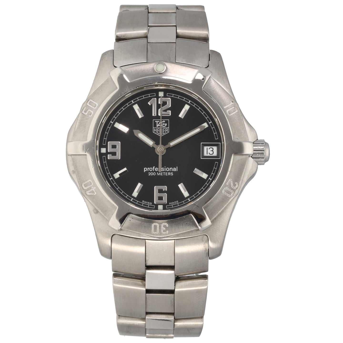 Tag Heuer Professional WN1110 38mm Stainless Steel Watch