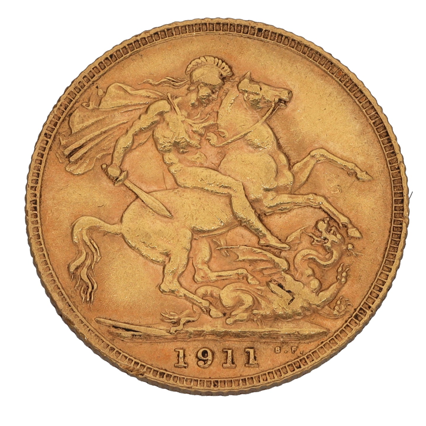 22ct Gold King George V Full Sovereign Coin 1911