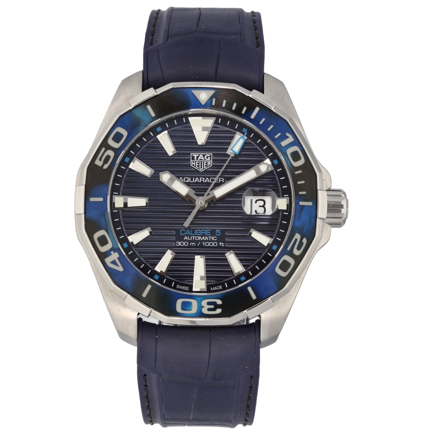 Tag Heuer Aquaracer WAY201P 43mm Stainless Steel Watch