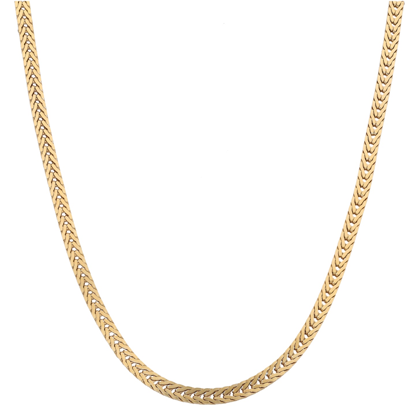 9ct Gold Fancy Necklace 14"