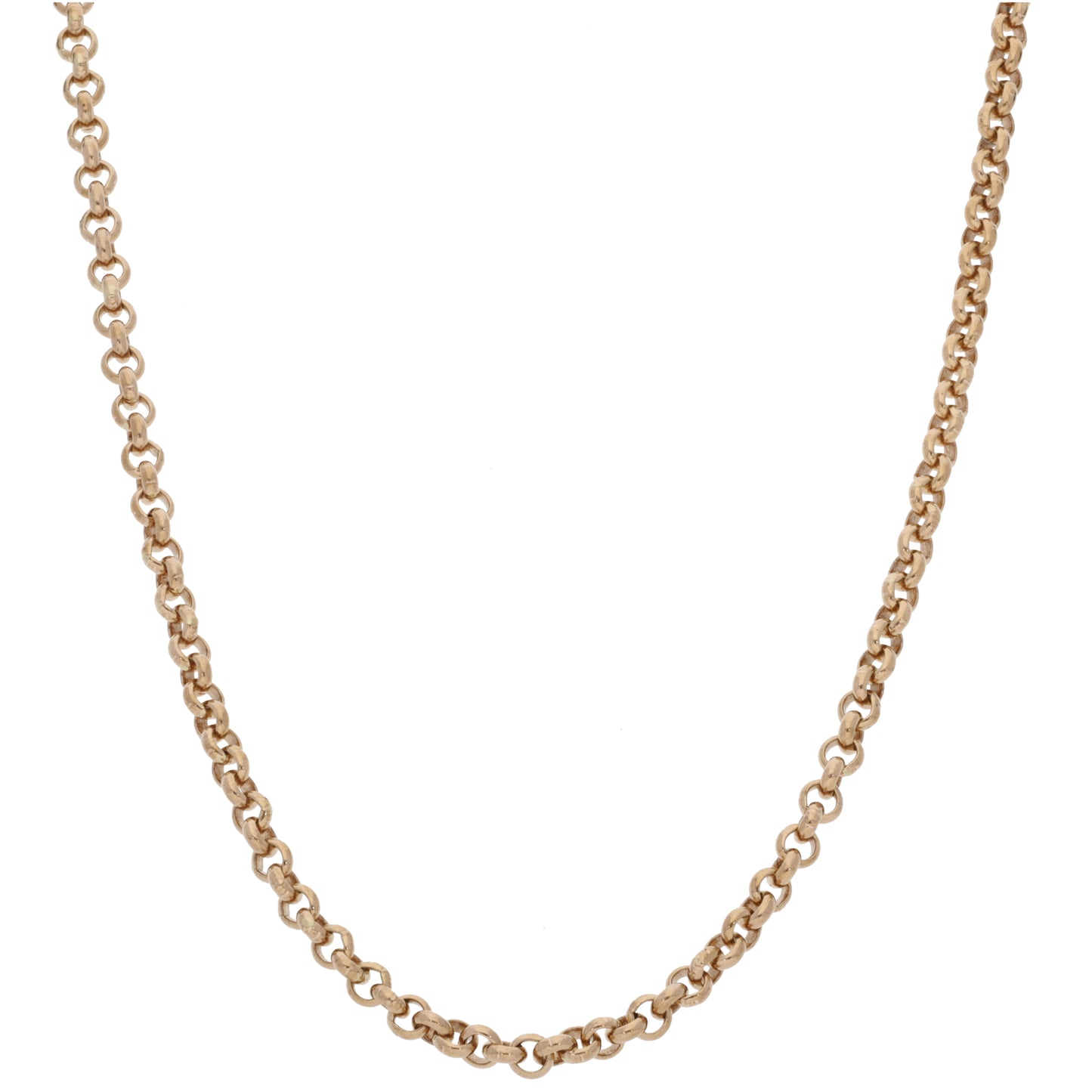 9ct Gold Belcher Chain 18"