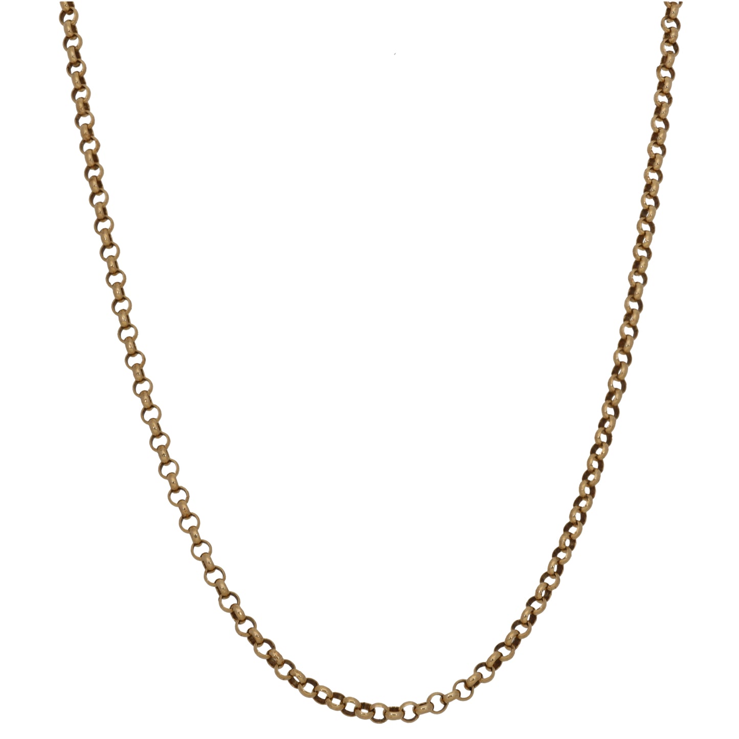 9ct Gold Belcher Chain 18"