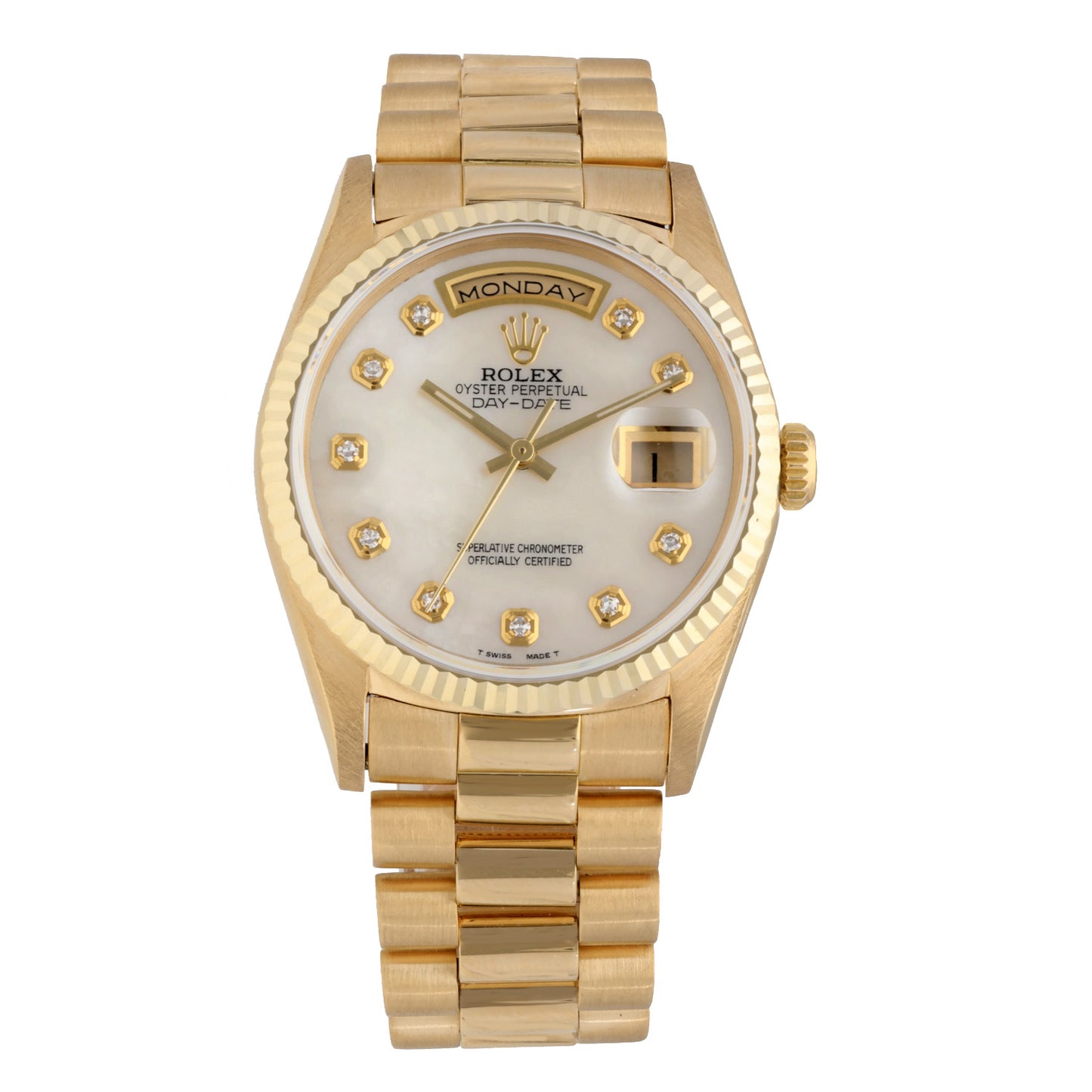 Rolex Day-Date 18238 36mm Gold Unisex Watch