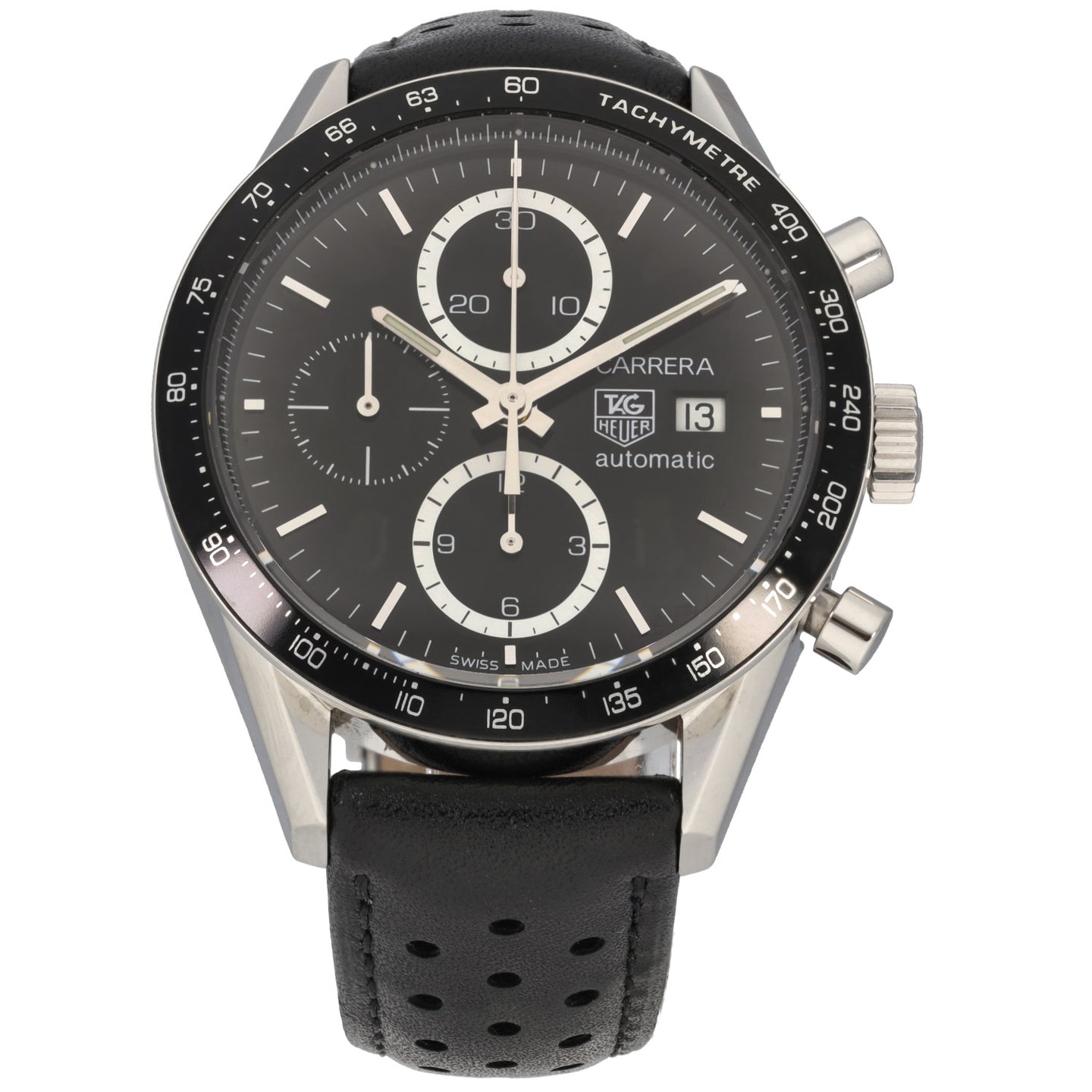 Tag Heuer Carrera CV2010 3 41mm Stainless Steel Watch H T