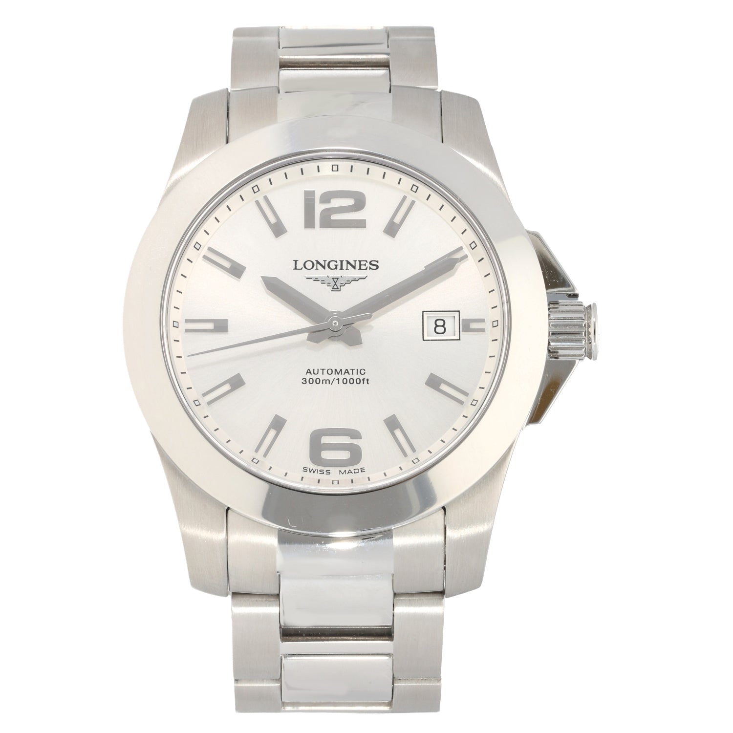 Longines Conquest L3.658.4 41mm Stainless Steel Watch – H&T