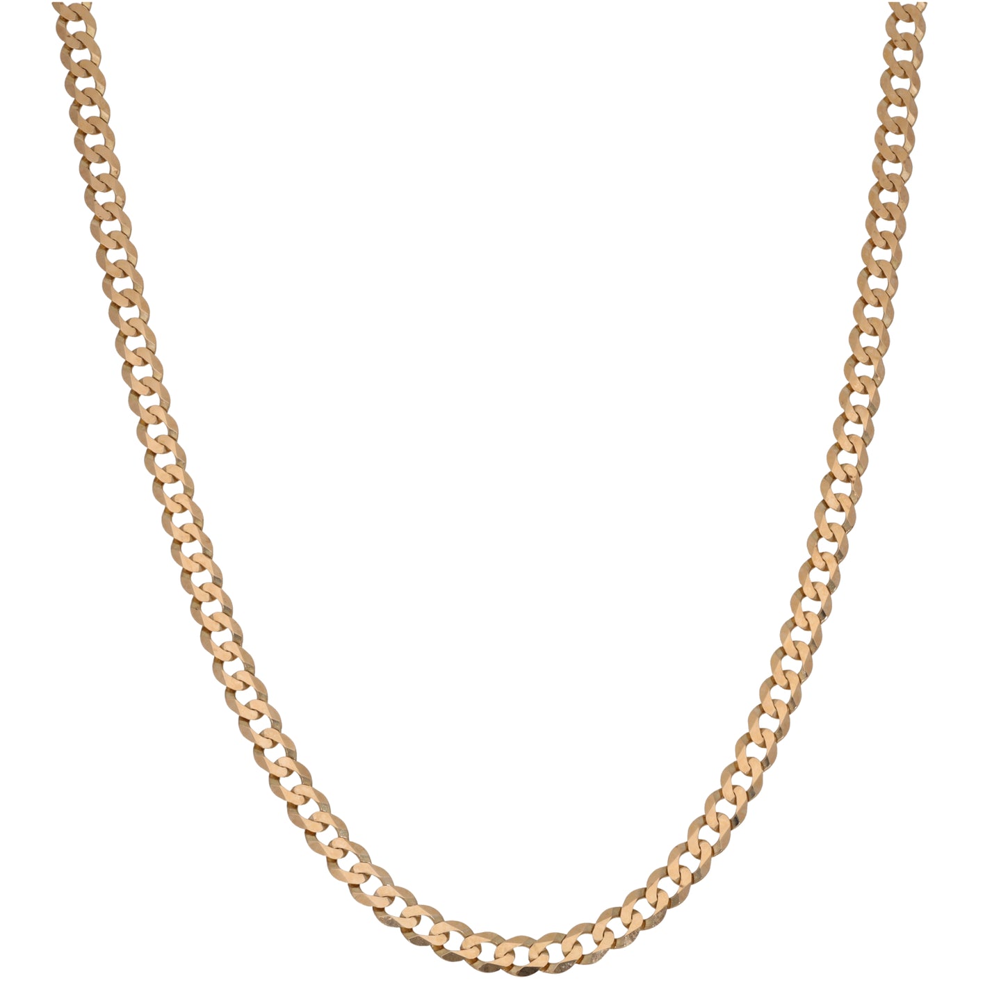 9ct Gold Curb Chain 24