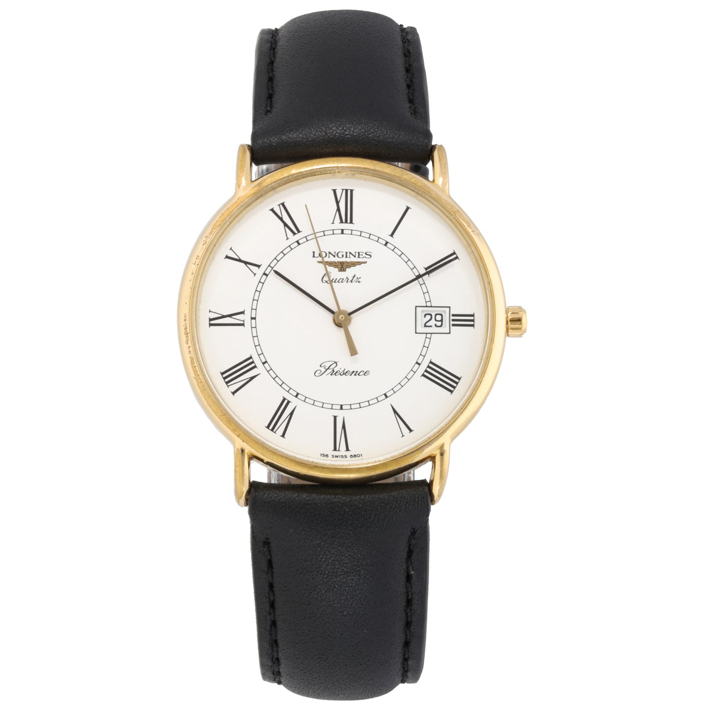 Longines Presence 33mm Gold Plated Watch