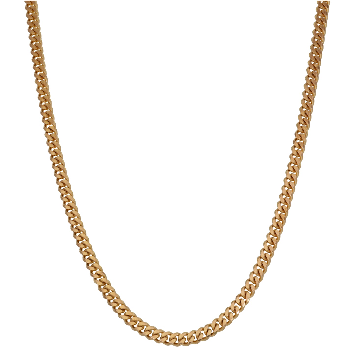 9ct Gold Curb Chain 24"