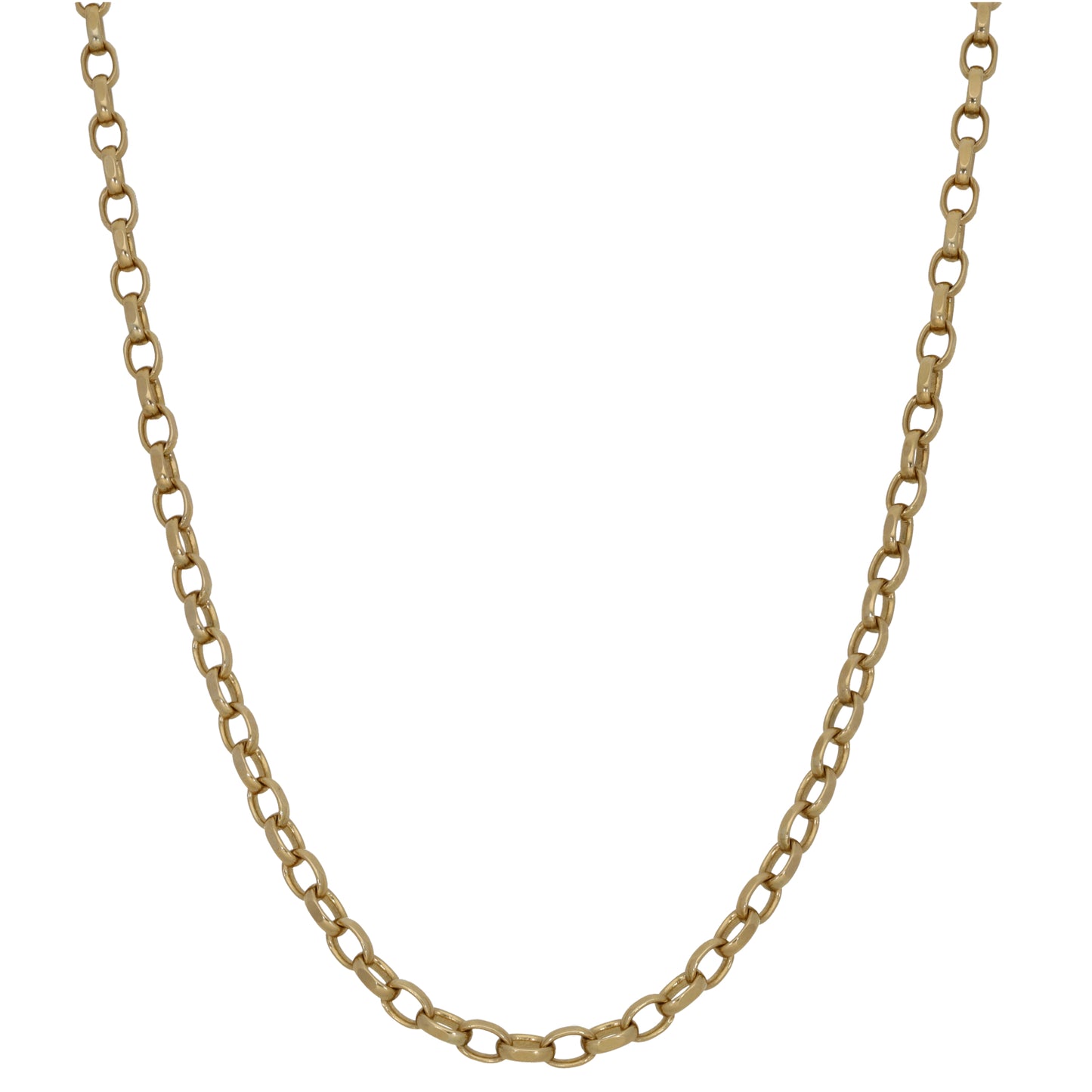 9ct Gold Belcher Chain 18"