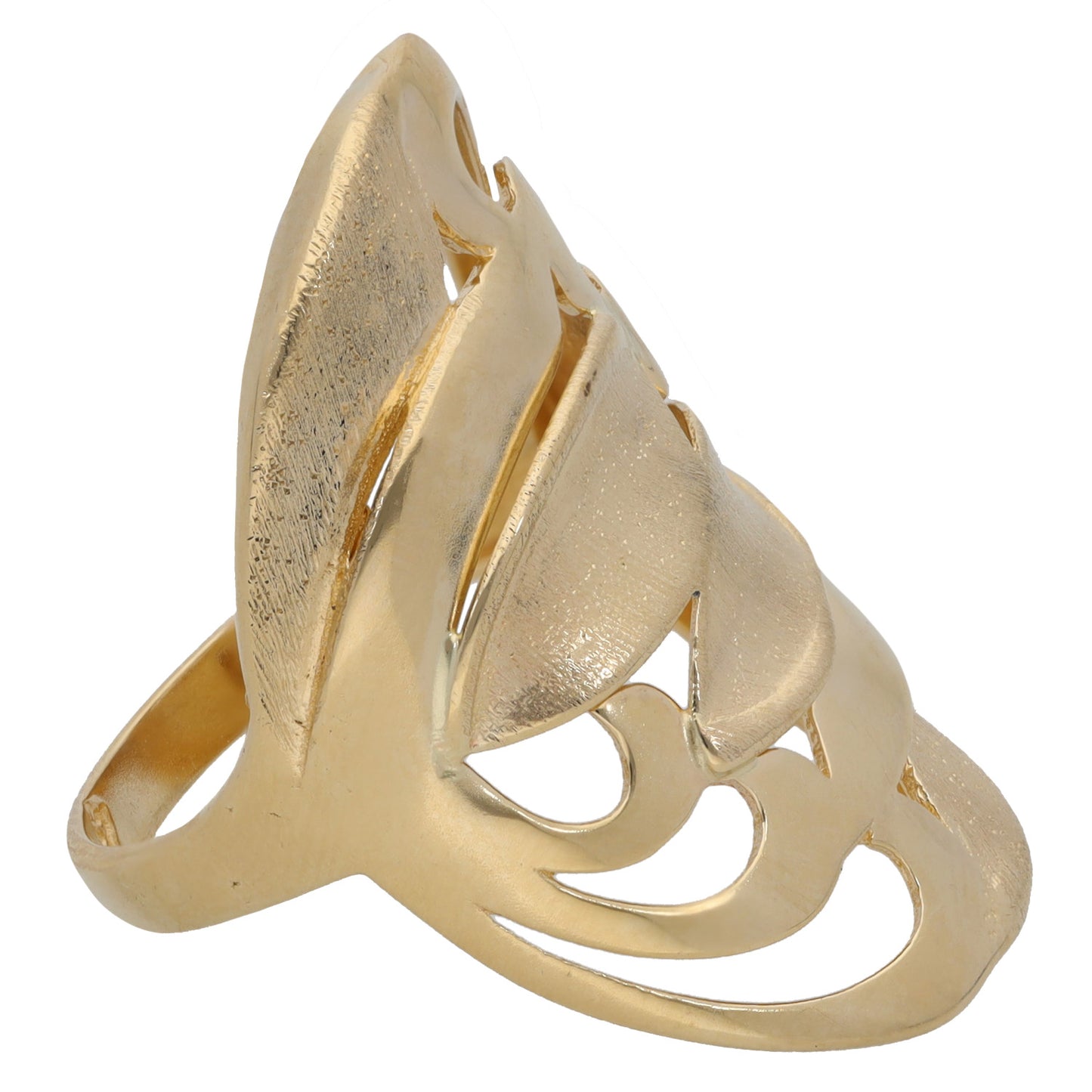 14ct Gold Alternative Ring Size O