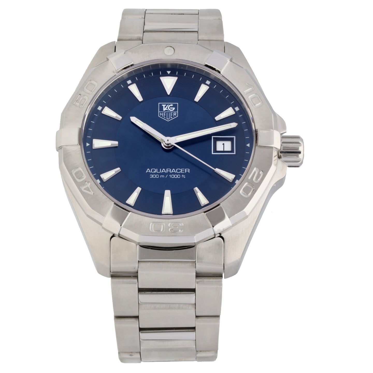 Tag Heuer Aquaracer WAY1112 41mm Stainless Steel Watch