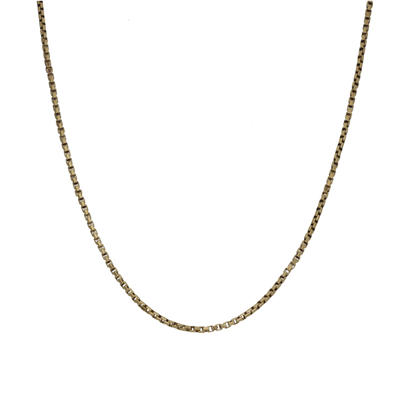 9ct Gold Box Chain 15"