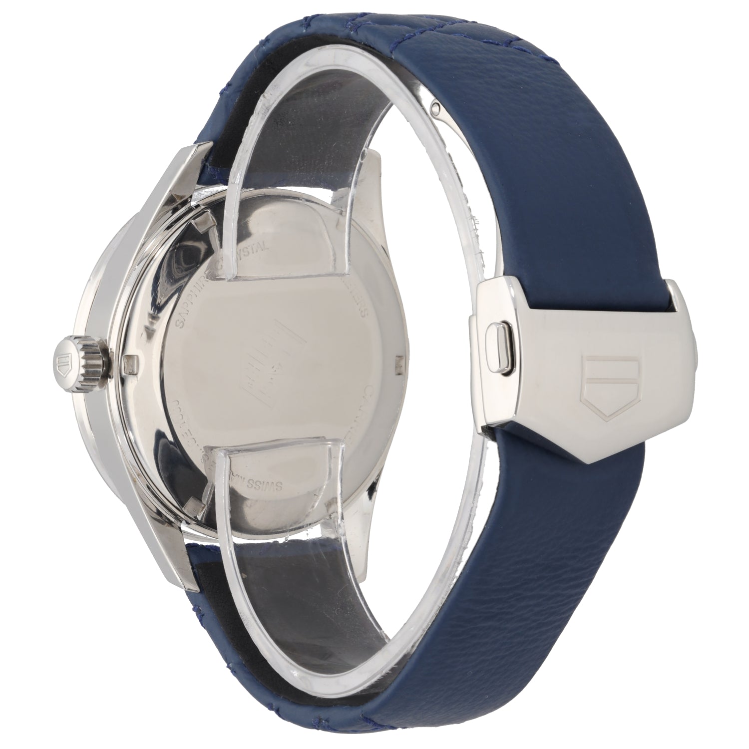 Tag heuer carrera ladies 39mm quartz on sale blue dial watch