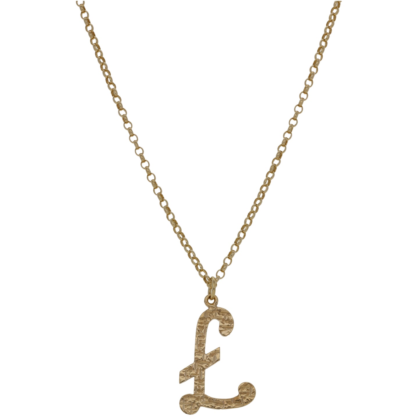 9ct Gold Alternative Pendant With Chain