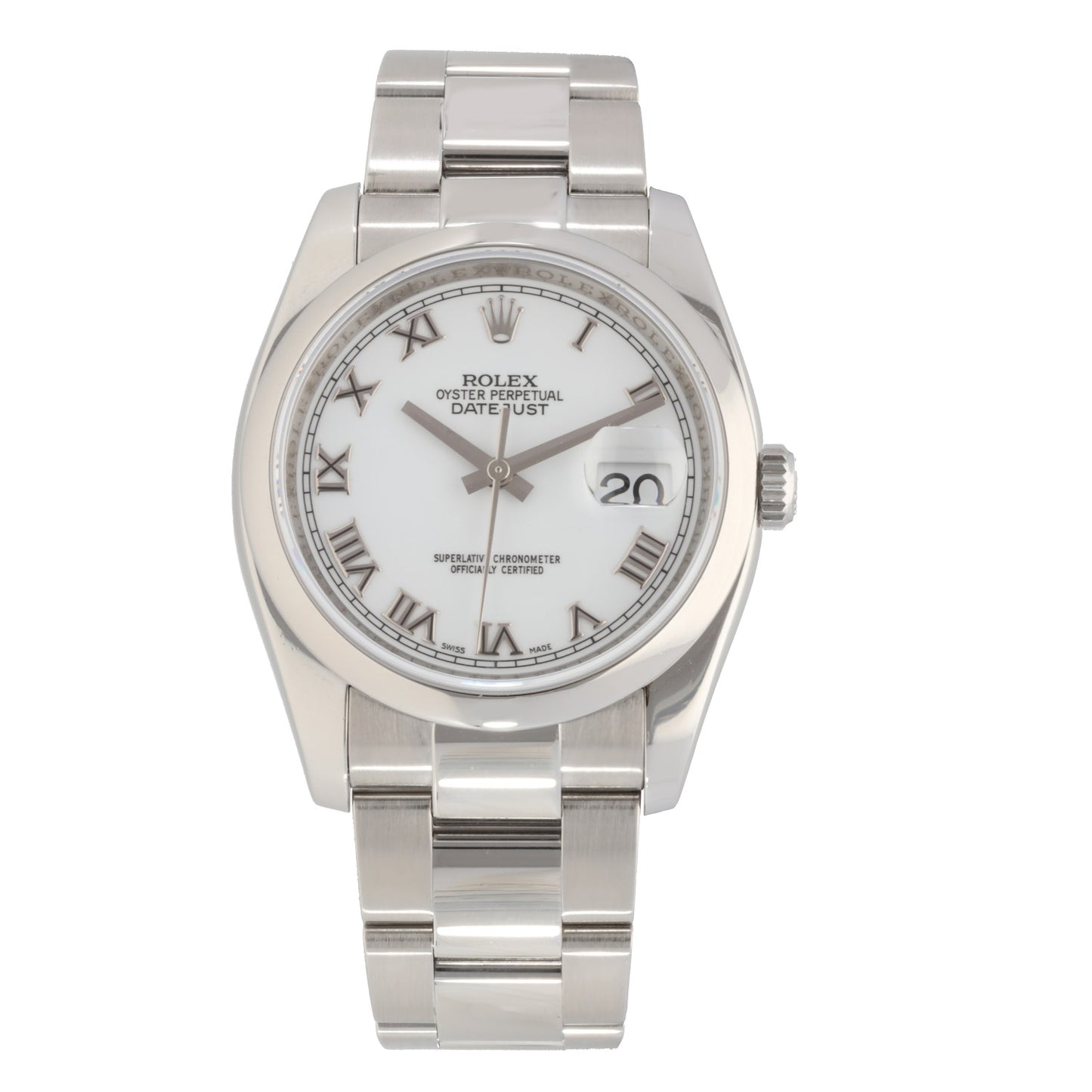 Rolex Datejust 116200 36mm Stainless Steel Watch