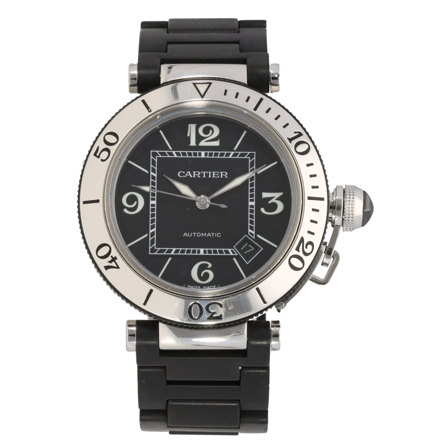 Cartier Pasha W31077U2 40mm Stainless Steel Watch H T