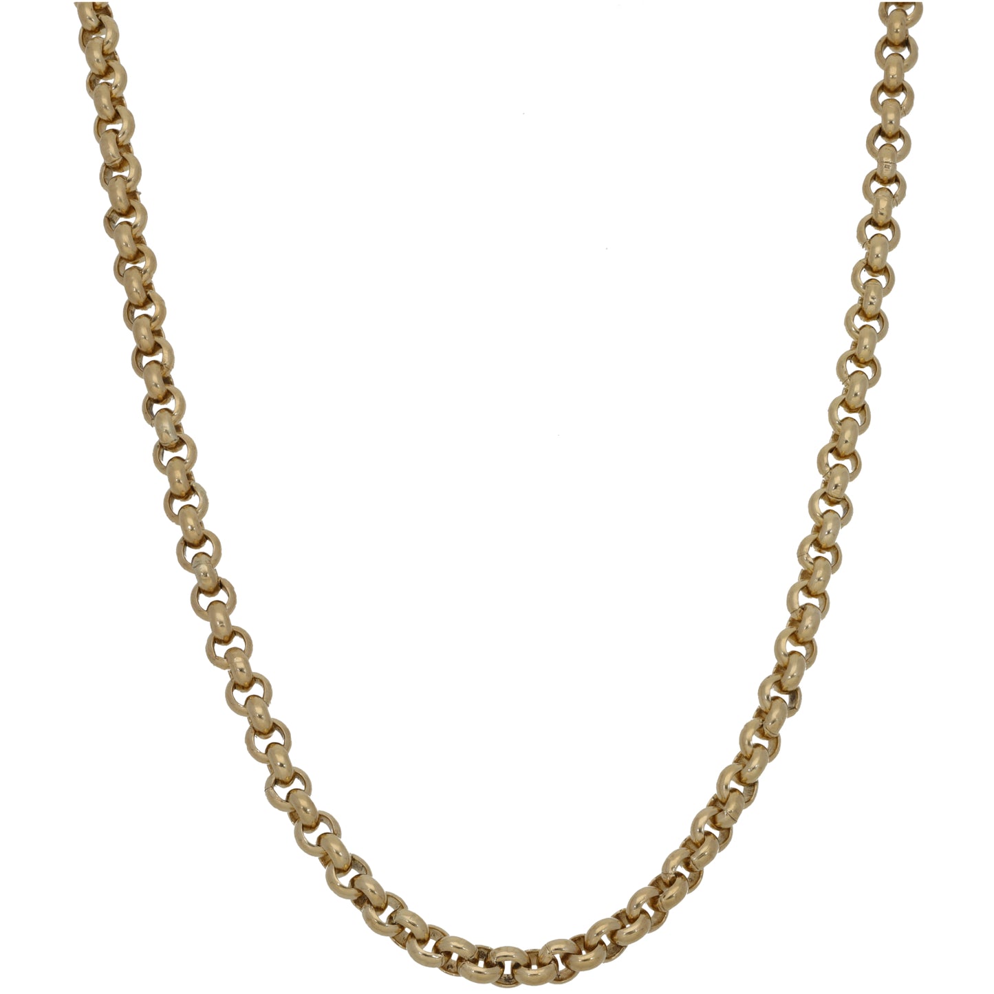 9ct Gold Belcher Chain 18"