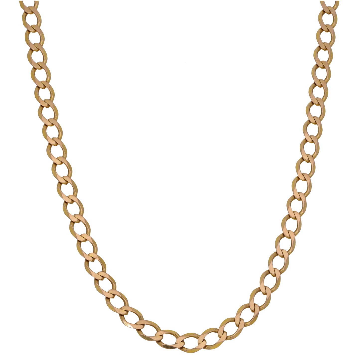 9ct Gold Curb Chain 20"